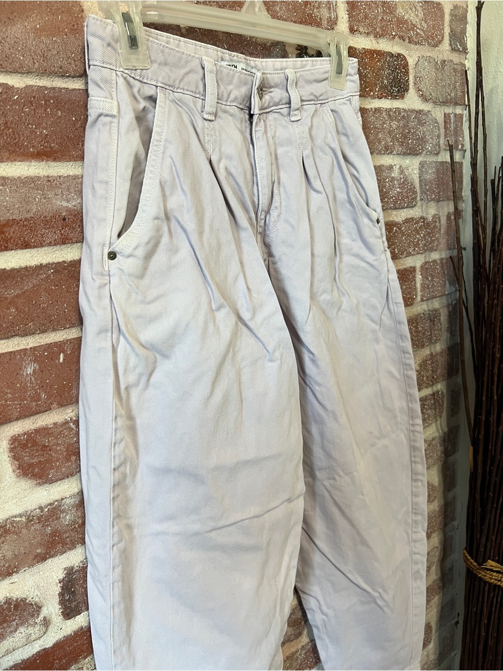 Zara Lilac baggy ankle jeans - Picture 2 of 16